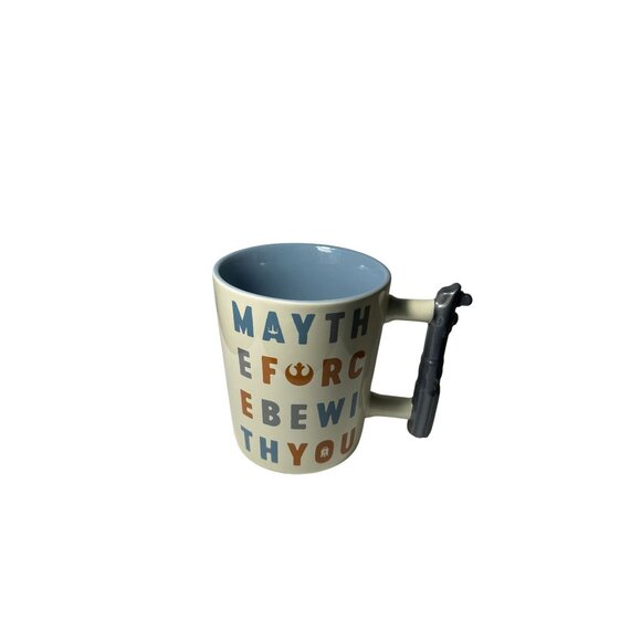 Star Wars Disney Rebel Alliance Mug With Lightsaber Handle 22oz - Picture 1 of 4